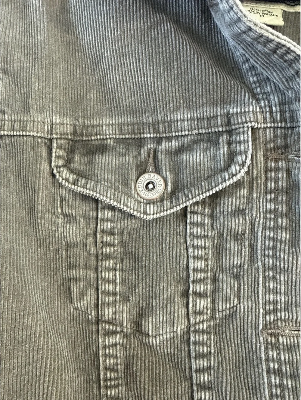 Eddie Bauer Corduroy Brown Jacket